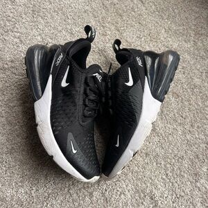 Nike Black and White Air Max 270 Sneakers
